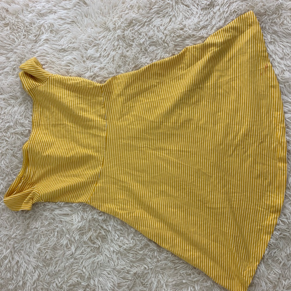 Yellow Old navy off shoulder dress